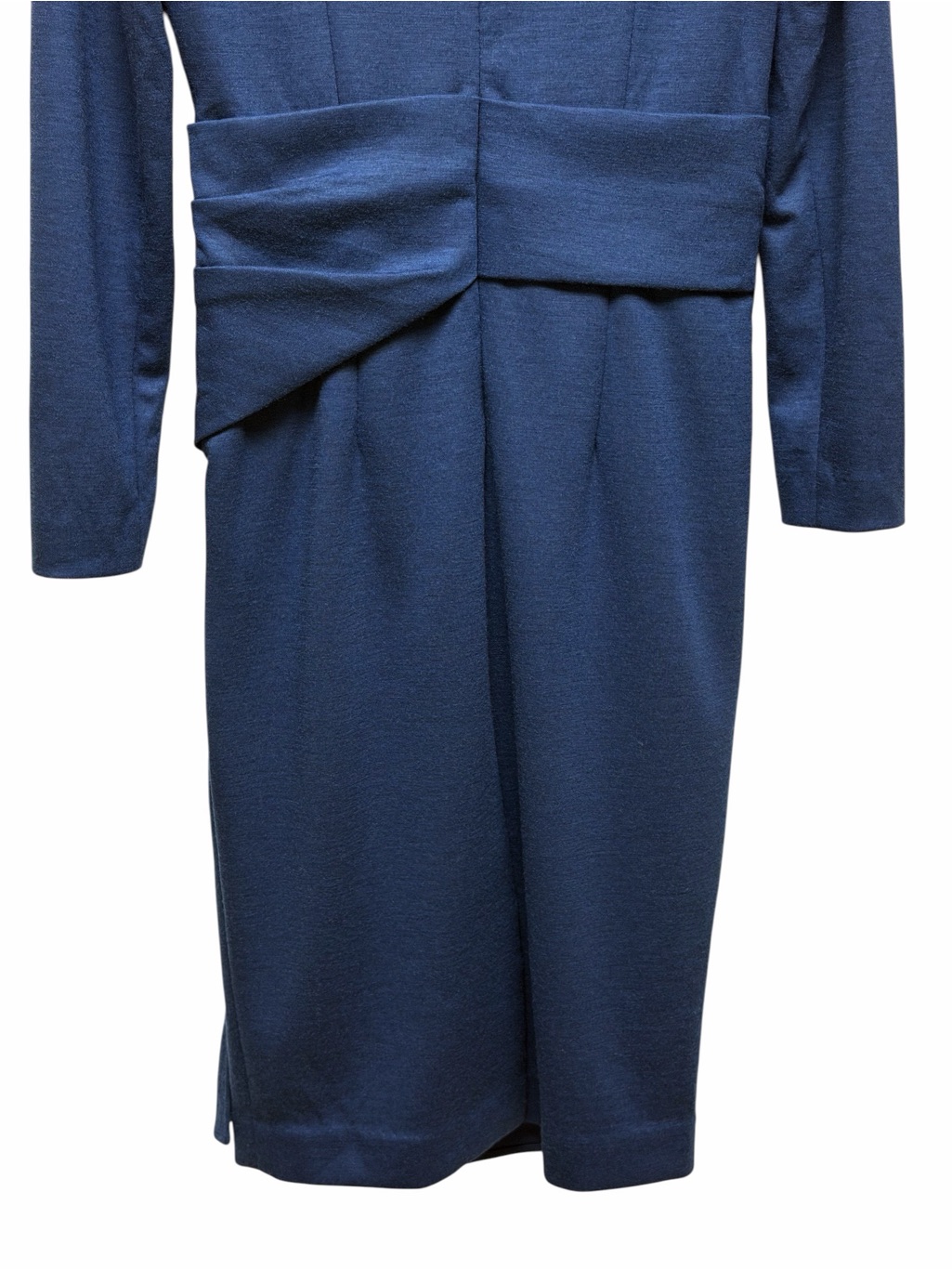 The Fold London Greenwhich Wool Dress Size 6 Blue Nwt — image 8 of 8
